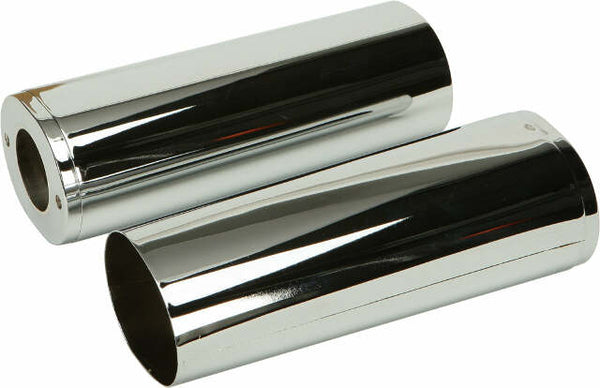 HARDDRIVE UPPR FORK TUBE CVRS CHROME +2