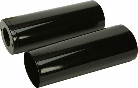 HARDDRIVE UPPR FORK TUBE COVERS BLACK +2 TOURING 84-13 FLST 86-14 301167