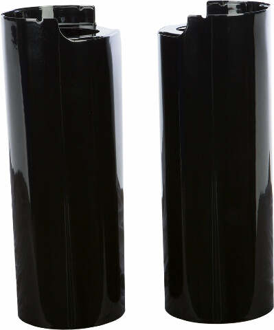 HARDDRIVE UPPR FORK TUBE COVERS BLACK+2