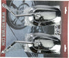 HARDDRIVE CHR MIRROR OE STYLE TAPERED SHORT STEM CHROME 18-501