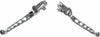 HARDDRIVE CUSTOM LEVERS 5-HOLE CHROME BIG TWIN 96-06  XL 96-03 053520