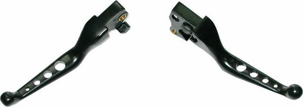HARDDRIVE CUSTOM LEVERS 4-HOLE BLACK XL 07-13 053950