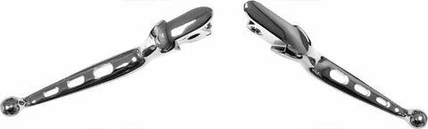 HARDDRIVE CUSTOM LEVERS TRI-HOLE CHROME TOURING MODELS 08-13 053818