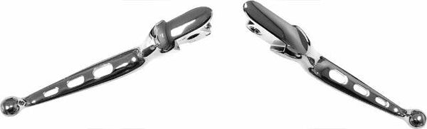 HARDDRIVE CUSTOM LEVERS TRI-HOLE CHROME TOURING MODELS 14-16 053808