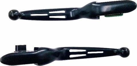 HARDDRIVE SLOTTED LEVER SET MATTE BLACK 053575
