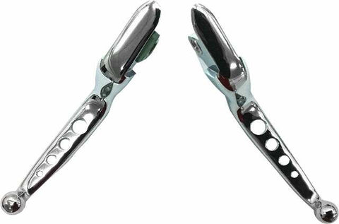 HARDDRIVE 4 HOLE LEVER SET CHROME 053576