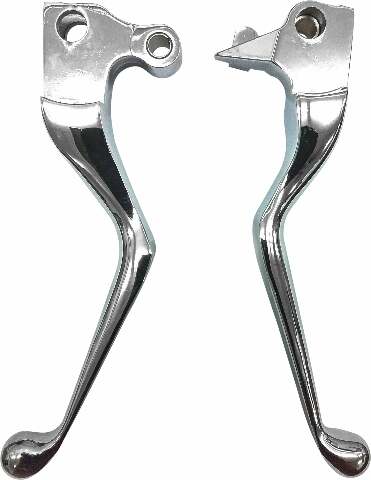 HARDDRIVE SMOOTH LEVER SET CHROME XL 04-06 053830
