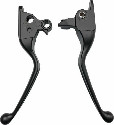 HARDDRIVE SMOOTH LEVER SET BLK TOURING 08-13 W/CABLE CLUTCH 053815