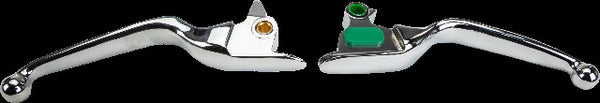 HARDDRIVE LEVER SET `15-UP SOFTAIL SMOOTH CHROME 053572
