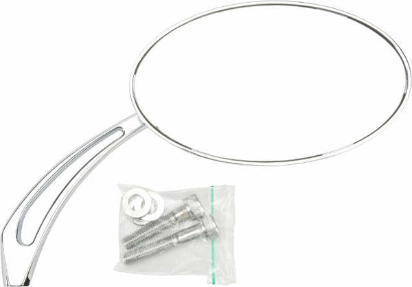 HARDDRIVE CHROME OVAL ARROW MIRROR ES-211+A10