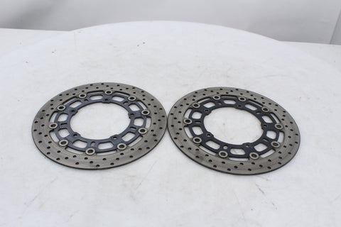 Front Brake Rotors Set Yamaha YZF-R6 08-16 OEM