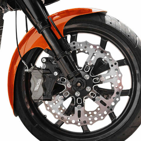 BAGGERNATION CAFE FENDER FLSB 18-21 GLOSS BLACK ADAPTERS CAFE-SG-18L