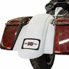 BAGGERNATION SWOOP SHORT SPORT REAR FENDER W/BLACK PLATE FRAME RF-SS-B
