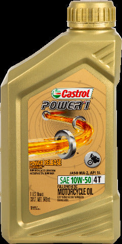 CASTROL POWER 1 4T SYNTHETIC 10W50 1QT 15D2C1