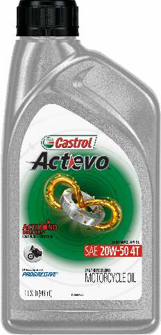 CASTROL ACT>EVO 4T SYNTHETIC BLEND 20W50 1 QT 15D7CF