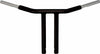 WILD 1 PHYSCO CHUBBY DRAG BAR 12.0 STRAIGHT RISERS SATIN BLK WO564B