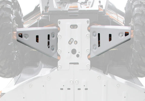 RIVAL POWERSPORTS USA FRONT A-ARM GUARDS ALLOY POL 24.7448.2-8