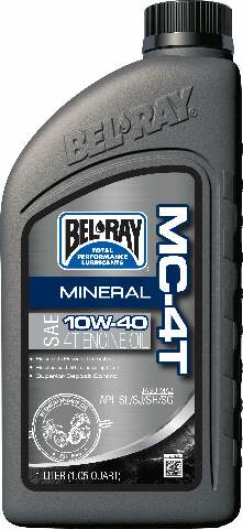 BEL-RAY MC-4T MINERAL 10W-40 1L 12/CASE 99401-BT1LA