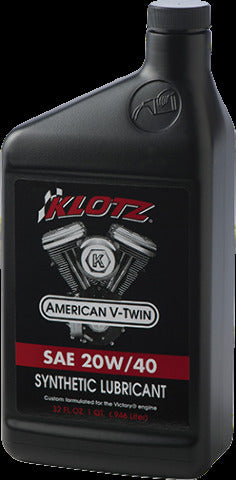 KLOTZ SYNTHETIC LUBRICANT 20W-40 1QT KV-2040