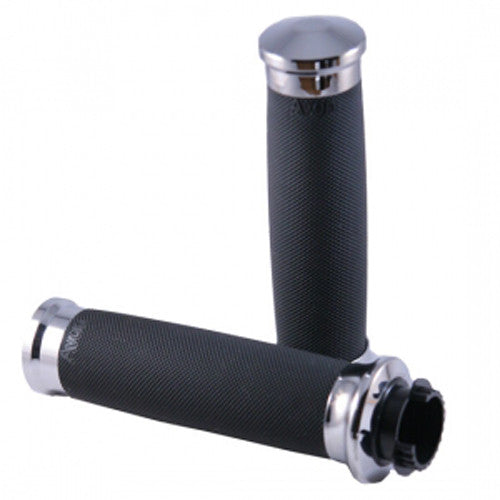 AVON CUSTOM CONTOUR GRIPS CHROME MT-CC-85-CH