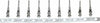 NAMZ CUSTOM CYCLE PRODUCTS DEUTSCH STAMPED MALE TERMINALS HD# 72190-94 100-PK STAMP-PINS