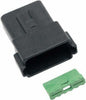NAMZ CUSTOM CYCLE PRODUCTS 12-WIRE BLACK DEUTSCH RCPTCL & WDGLCK HD# 72109-94BK DR-12B