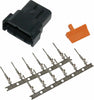 NAMZ CUSTOM CYCLE PRODUCTS DEUTSCH DTM 12-PIN BLK RECPTCL W/12 TRMNLS/WDGLK HD74109-98BK MDR-12B
