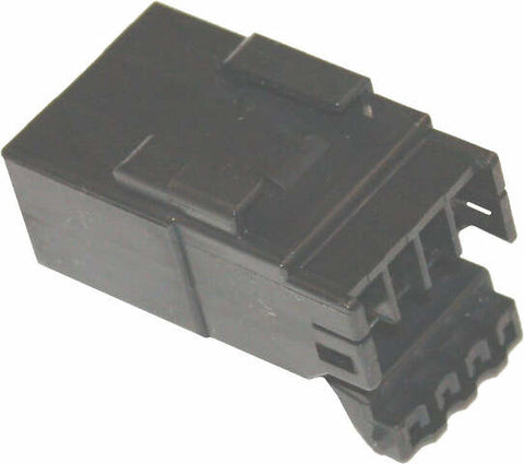 NAMZ CUSTOM CYCLE PRODUCTS AMP 4-WIRE CAP HOUSING MULTILOCK HD# 73104-96BK NA-174929-2