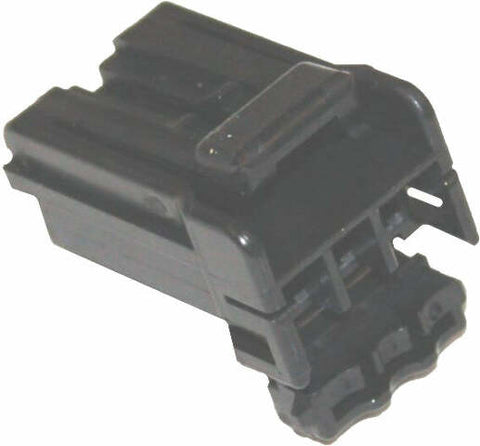 NAMZ CUSTOM CYCLE PRODUCTS AMP 3-WIRE PLUG HOUSING MULTILOCK HD# 73153-96BK NA-174921-2