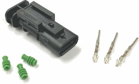 NAMZ CUSTOM CYCLE PRODUCTS RR FNDR HARNESS MALE CONN KIT CNTR TL LGHT OEM 69201613 17-U NMCON-03R