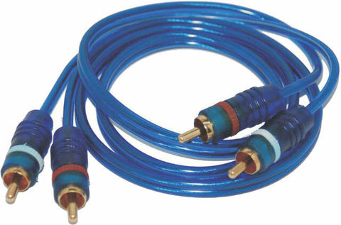 NAMZ CUSTOM CYCLE PRODUCTS AMP POWER 3 RCA CABLE COPPER CONDUCTOR OXYGEN FREE CABLE NAP-RCA3