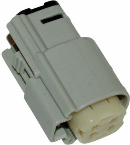 NAMZ CUSTOM CYCLE PRODUCTS 4-PIN FEMALE CONNECTOR GRAY HD 72444-07GY 07-UP NM-33472-4002
