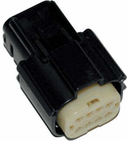 NAMZ CUSTOM CYCLE PRODUCTS MLX 8-PIN FEM CONNECTOR BLACK HD 72479-07BK 07-UP VROD NM-33472-0801