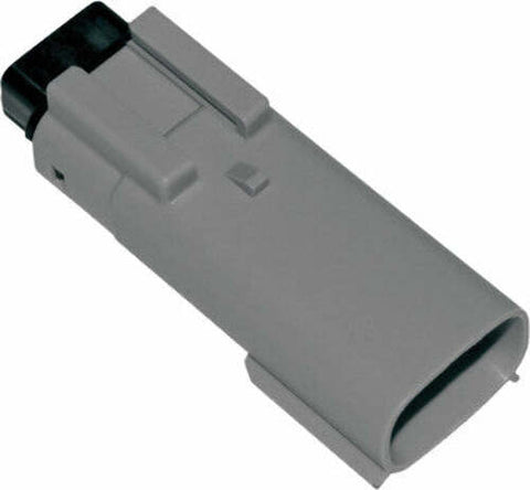 NAMZ CUSTOM CYCLE PRODUCTS MLX 3-PIN MALE CONN GREY LEFT HBAR HD 72513-07GY NM-33481-0302