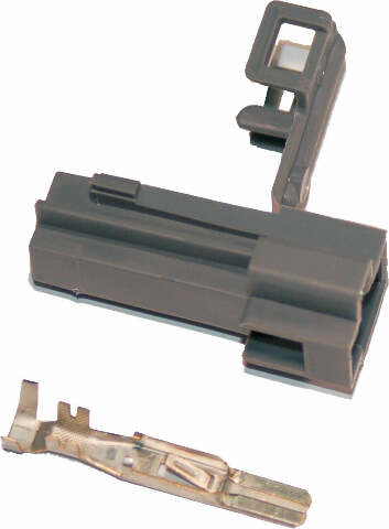 NAMZ CUSTOM CYCLE PRODUCTS 1-PIN B+ MALE CONN W/MATING MALE TRMNL 5-PK HD 72100-04 ND-MBP