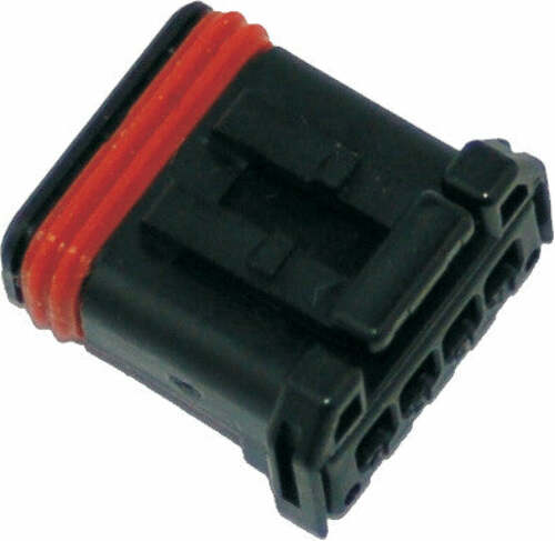 NAMZ CUSTOM CYCLE PRODUCTS MX-1900 4-PIN BLACK SOCKET HOUSING HD# 72908-11 NJ-4S51