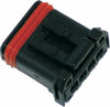 NAMZ CUSTOM CYCLE PRODUCTS MX-1900 4-PIN BLACK SOCKET HOUSING HD# 72908-11 NJ-4S51