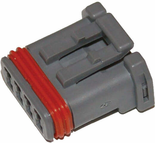 NAMZ CUSTOM CYCLE PRODUCTS MX-1900 4-PIN GREY SOCKET HOUSING HD# 69201179 NJ-4S52