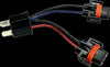 NAMZ CUSTOM CYCLE PRODUCTS HEADLIGHT ADAPTER PIGTAIL W/FEMALE H9/H11-MALE H4 CONN NHAP-02