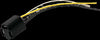 NAMZ CUSTOM CYCLE PRODUCTS REPLACEMENT HEADLAMP H4 PIGTAIL-MODELS W/H4 HEADLT NHS-PT