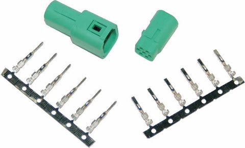 NAMZ CUSTOM CYCLE PRODUCTS MINI MCL CONN & TRMNL KIT TBW HARNESS MALE/FEM 08-UP TBW NTBW-CK