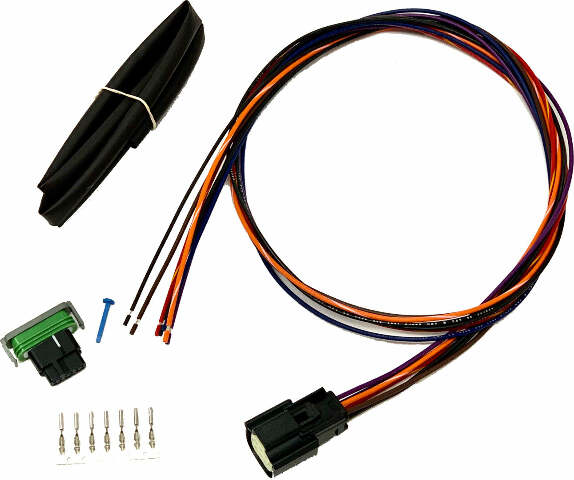 NAMZ CUSTOM CYCLE PRODUCTS REAR FENDER HRNSS 6-PIN MOLEX W/12-PIN FNDR FASCIA CONN INC NRFH-02