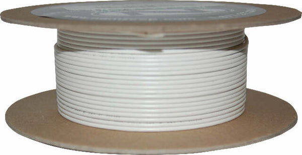NAMZ CUSTOM CYCLE PRODUCTS #18-GAUGE WHITE 100' SPOOL OF PRIMARY WIRE NWR-9-100