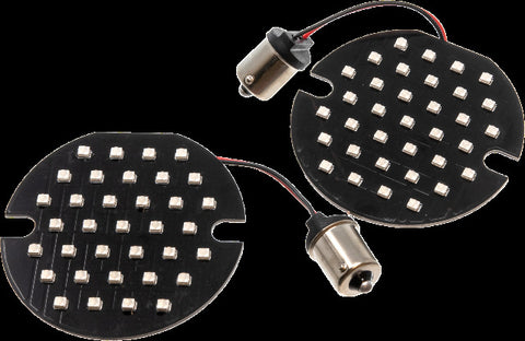 LETRIC LIGHTING CO FLAT LENSE LED INSERT 1156 RED LLC-FL6R