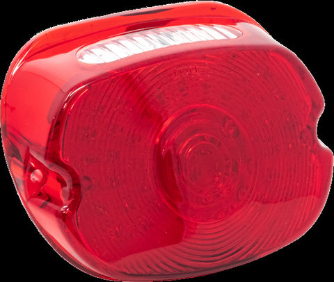 LETRIC LIGHTING CO SLANTBACK LOW LED TAILIGHT RED LENSE LLC-SLTL-R