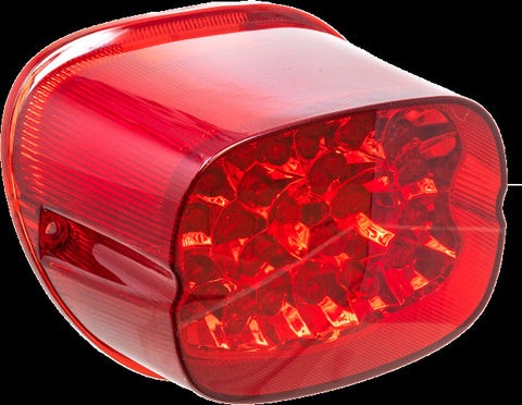 LETRIC LIGHTING CO SQAUREBACK LED TAILIGHT RED LENSE LLC-SQTL-RA