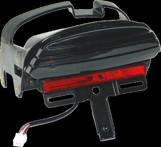 LETRIC LIGHTING CO SOFTAIL LED TAILIGHT SMOKE LENSE LLC-STTL-SS