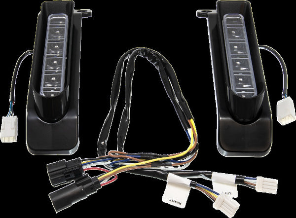 LETRIC LIGHTING CO SADDLEBAG FILLER LED INSERTS BLACK LLC-PSBF-B