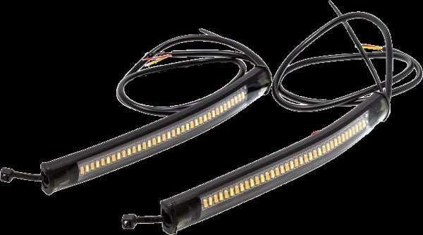 LETRIC LIGHTING CO FLEXIBLE LED STRIP FORK TUBE SWITCHBACK WHITE/AMBER LLC-FTS