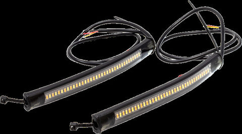 LETRIC LIGHTING CO FLEXIBLE LED STRIP FORK TUBE SWITCHBACK WHITE/AMBER LLC-FTS